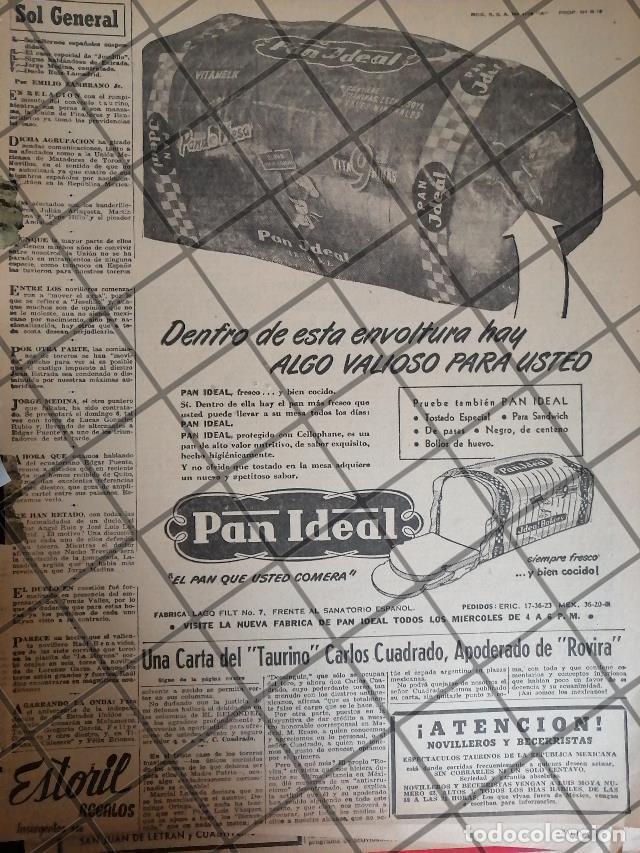 Collectionnisme d'affiches: CARTEL ANTIGUO ORIGINAL PAN IDEAL 1947 /RARO