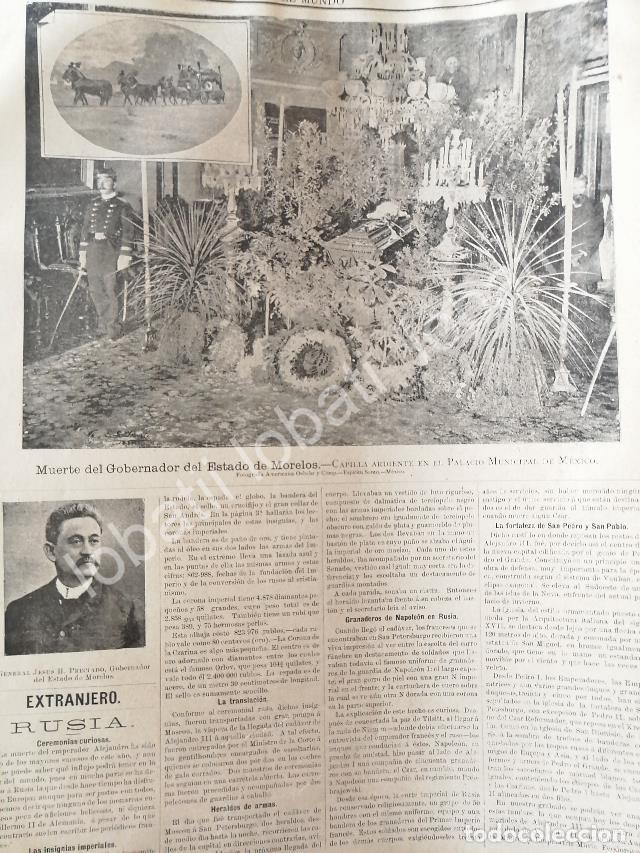 Collectionnisme d'affiches: CARTEL ANTIGUO ORIGINAL DE MUERE EL GOBERNADOR DE MORELOS. JESUS H. PRECIADO /MLT / PLT