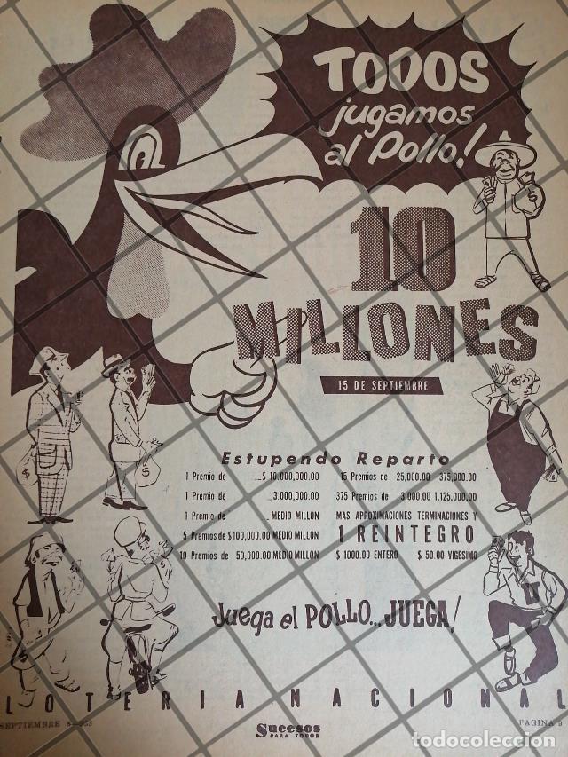 Collectionnisme d'affiches: AFICHE ANTIGUO ORIGINAL LOTERIA NACIONAL 1956 /184