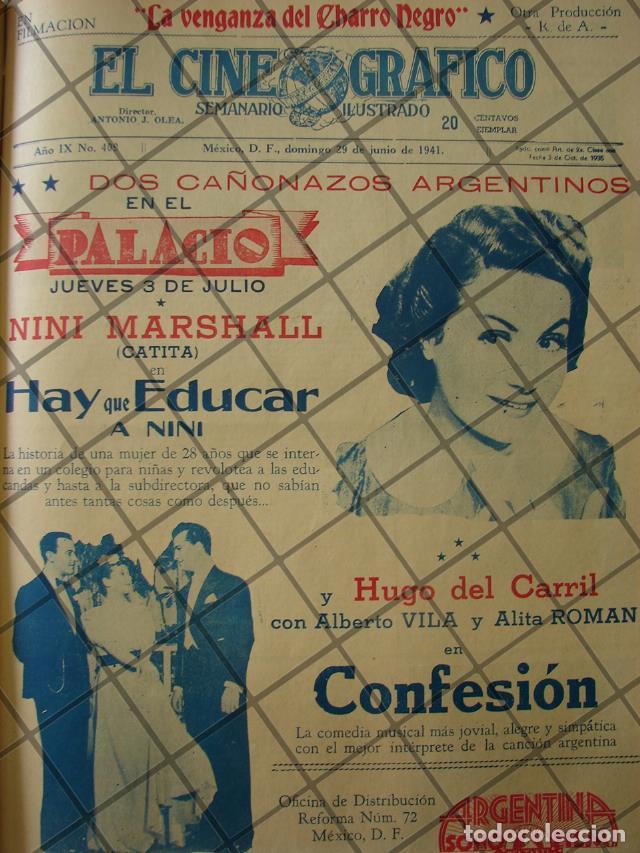 Poster collecting: CARTEL ANTIGUO CINE PALACIO PELICULAS DE NINI MARSHALL 1941