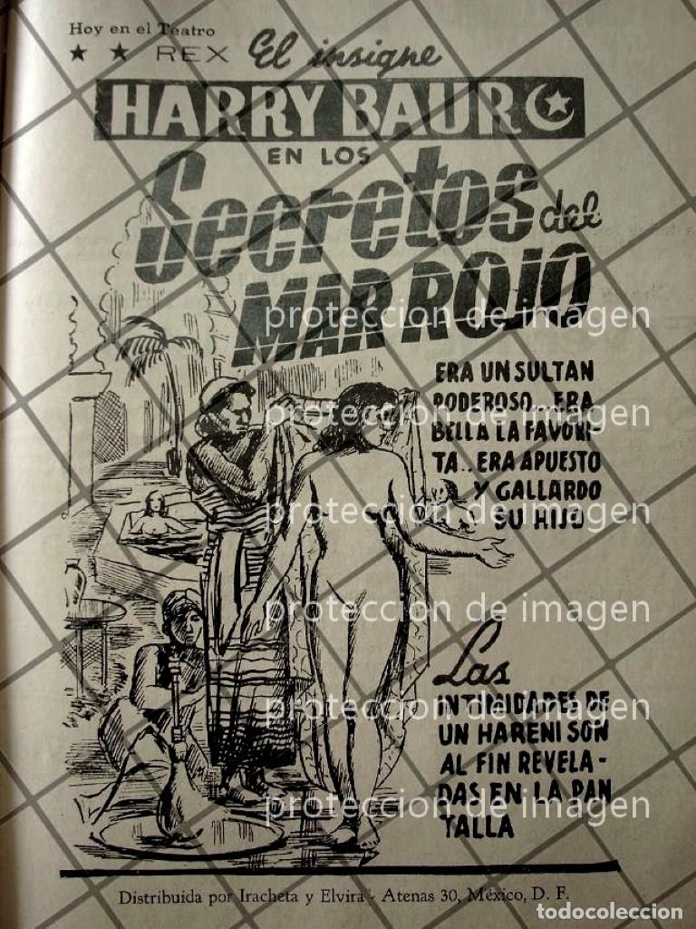 Poster collecting: CARTEL ANTIGUO PELICULA. SECRETOS DEL MAR ROJO 1941
