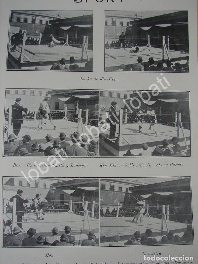 Poster collecting: CARTEL ANTIGUO ORIGINAL DE FUNCION DE BOX, SUMO Y VARIOS EN MEXICO 1910 / DPT