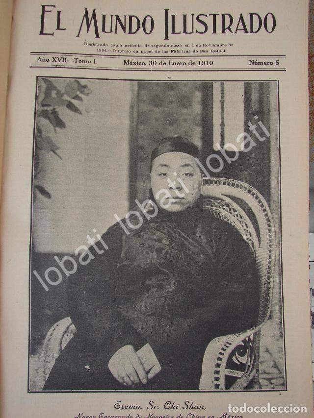 Poster collecting: PORTADA ANTIGUA ORIGINAL 1910. CHI SHAN. DIPLOMATICO CHINO EN MEXICO /PLT