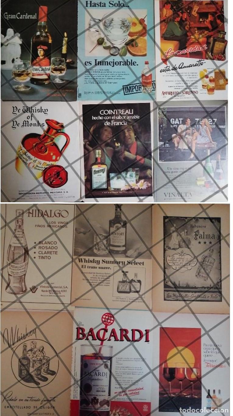 Poster collecting: 12 CARTELES RETRO. VINOS Y LICORES 1940s 80s /623