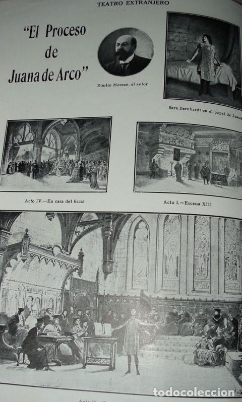 Poster collecting: CARTEL ANTIGUO ORIGINAL DE EMILIO BACARDI MOREAU Y SU OBRA DE TEATRO 1910 JUANA DE ARCO