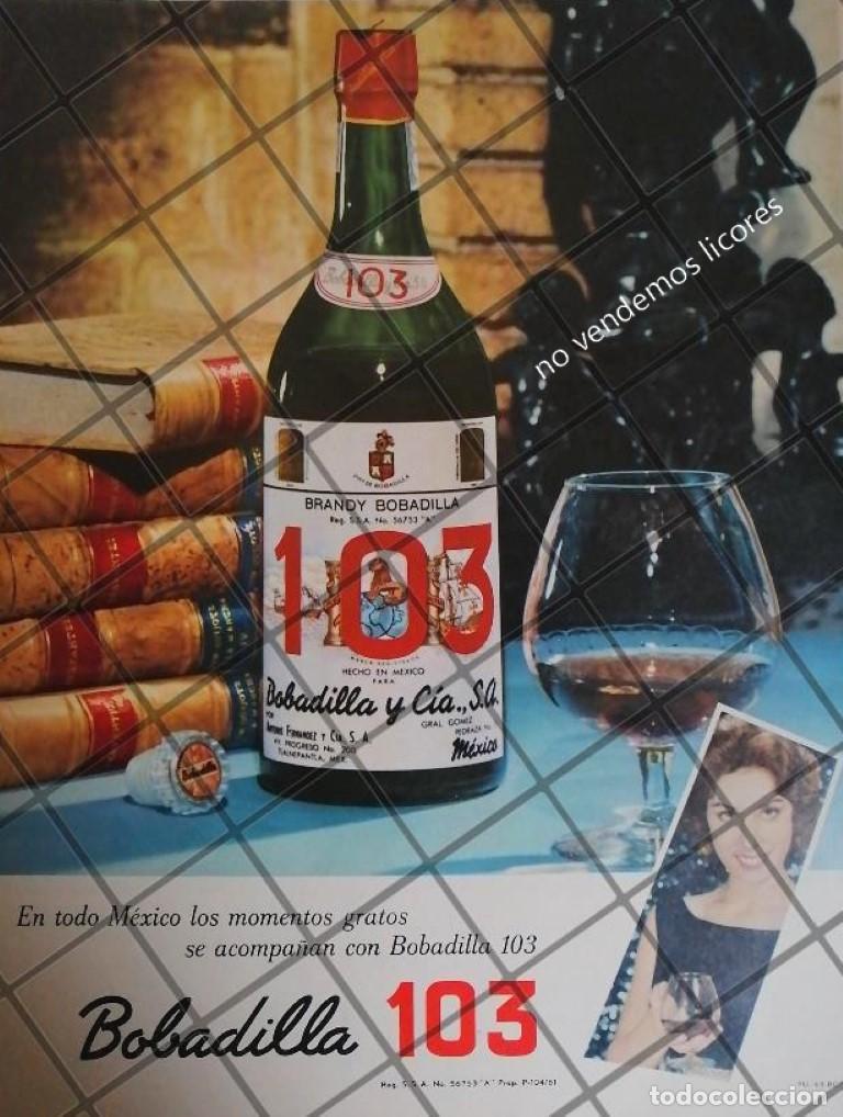 Poster collecting: CARTEL PUBLICITARIO RETRO BRANDY BOBADILLA 1961 /628