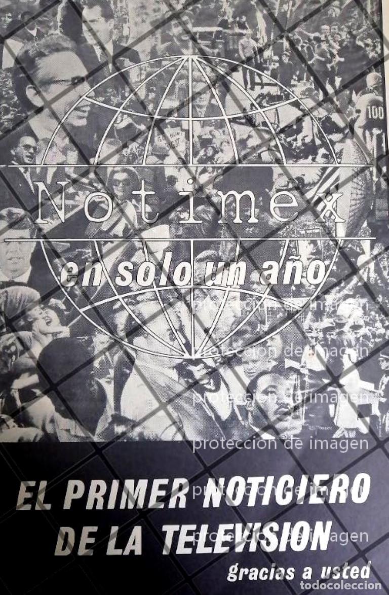 Poster collecting: AFICHE RETRO ORIGINAL NACE LA AGENCIA DE NOTICIAS NOTIMEX 1969