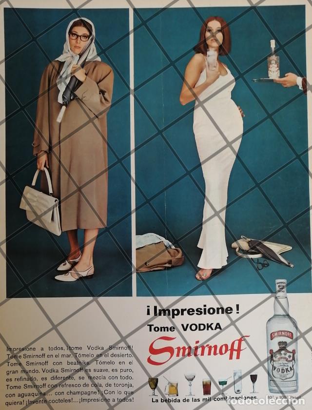 Poster collecting: CARTEL PUBLICITARIO VODKA SMIRNOFF 1966 /630