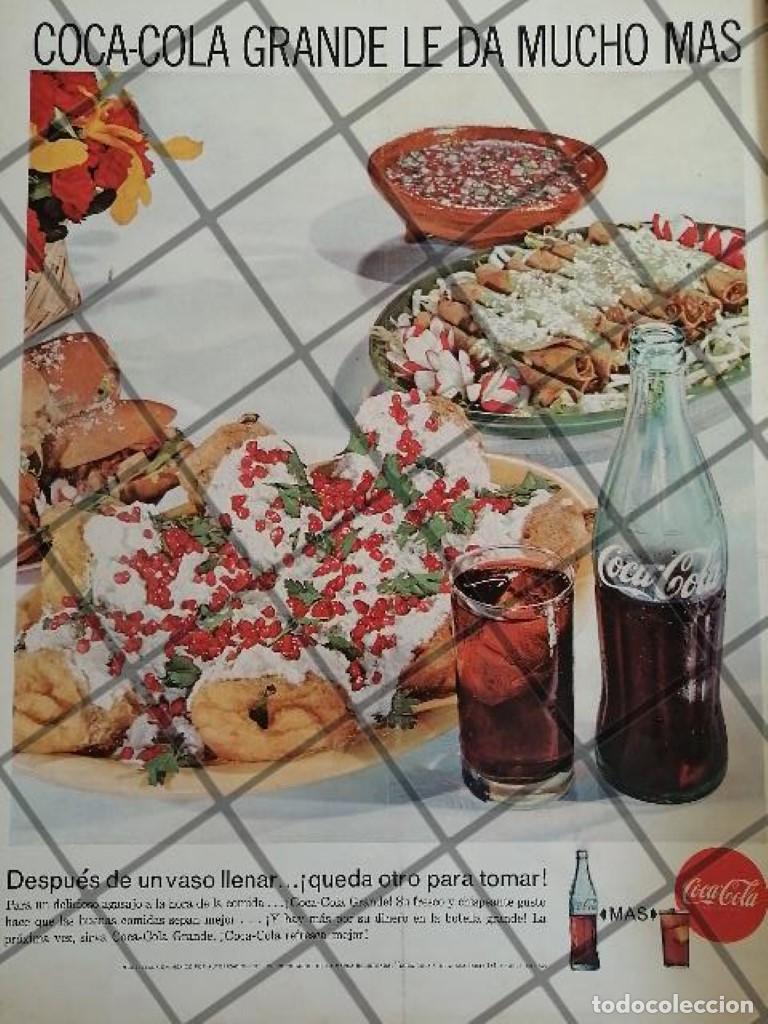 Poster collecting: CARTEL PUBLICITARIO RETRO ORIGINAL COCA COLA 60s /C23