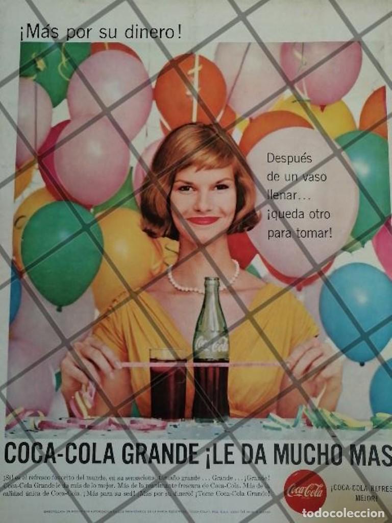 Poster collecting: AFICHE PUBLICITARIO RETRO ORIGINAL COCA COLA 1960 /C21