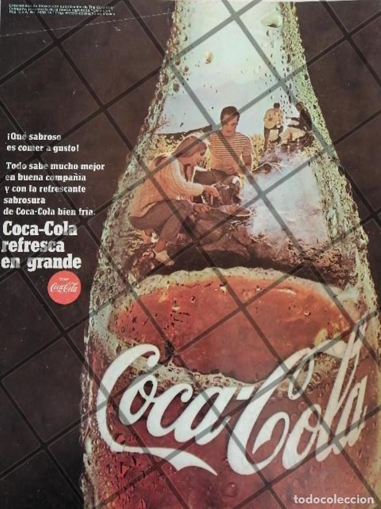 Poster collecting: CARTEL PUBLICITARIO RETRO ORIGINAL COCA COLA 1969 /C26