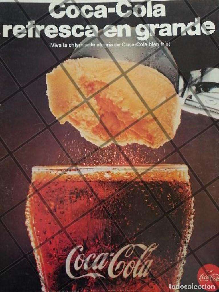 Poster collecting: CARTEL PUBLICITARIO RETRO ORIGINAL COCA COLA 1960S /C31