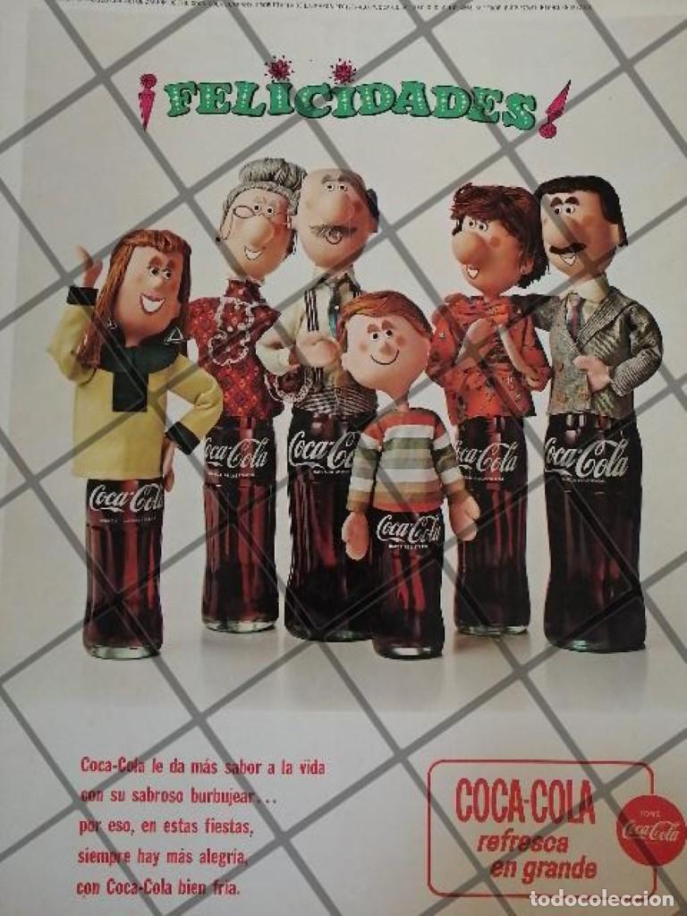 Poster collecting: CARTEL PUBLICITARIO RETRO ORIGINAL COCA COLA 1960S /C32