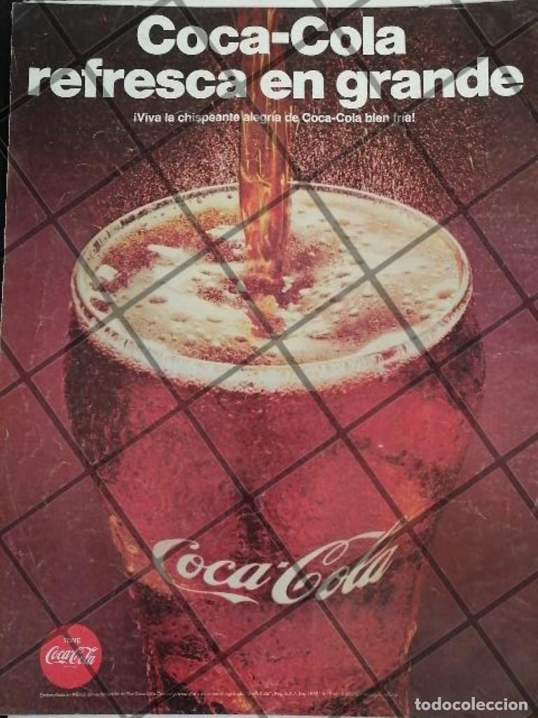 Poster collecting: CARTEL PUBLICIDAD VINTAGE ORIGINAL COCA COLA 1960S /C36
