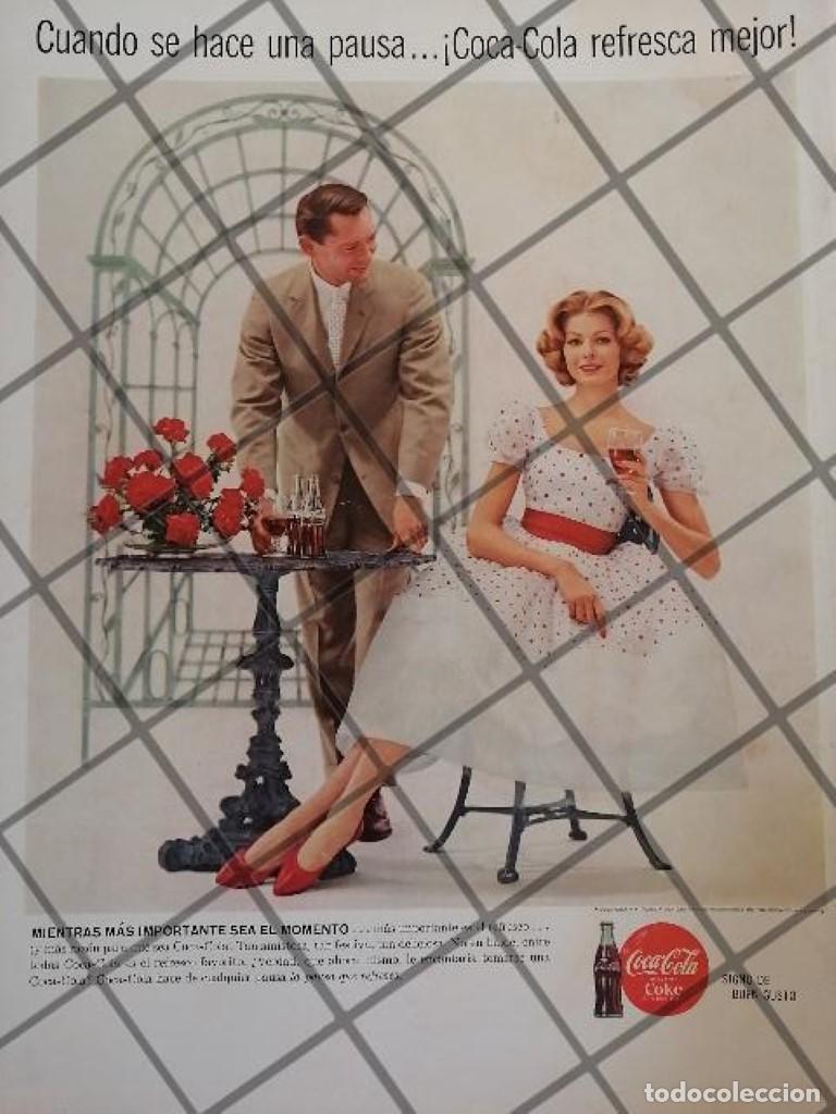 Poster collecting: CARTEL PUBLICIDAD VINTAGE ORIGINAL COCA COLA 1960S /C37