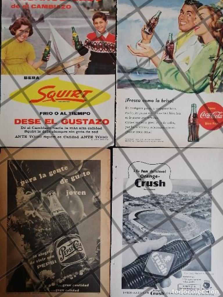 Sammeln von Plakaten: 4 CARTELES ANTIGUOS REFRESCOS VARIOS A&Ntilde;OS 50s-60s /314