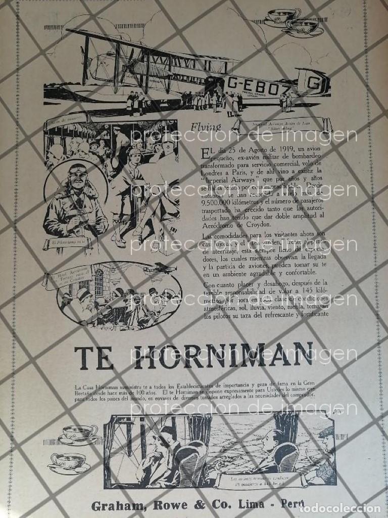 Sammeln von Plakaten: CARTEL DE PUBLICIDAD ATIGUA, TE HORNIMAN 1927 MUY RARO