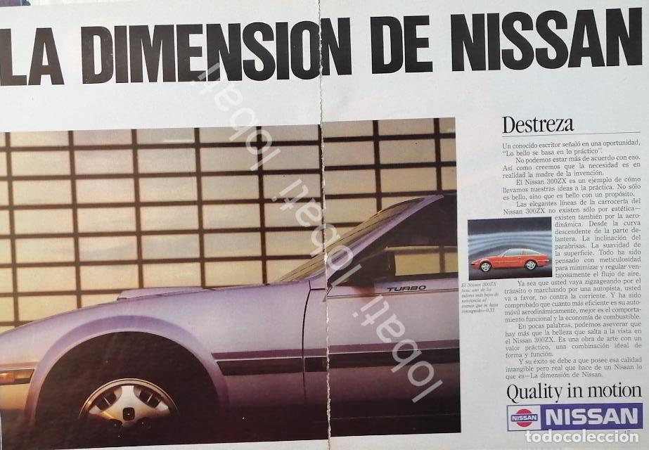 Collectionnisme d'affiches: CARTEL ANTIGUO ORIGINAL DE AUTOS NISSAN 300 ZX TURBO 1983 / 791