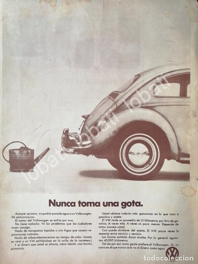 Sammeln von Plakaten: CARTEL ANTIGUO ORIGINAL DE AUTOS VW VOLKSWAGEN VOCHO 1969/ 813