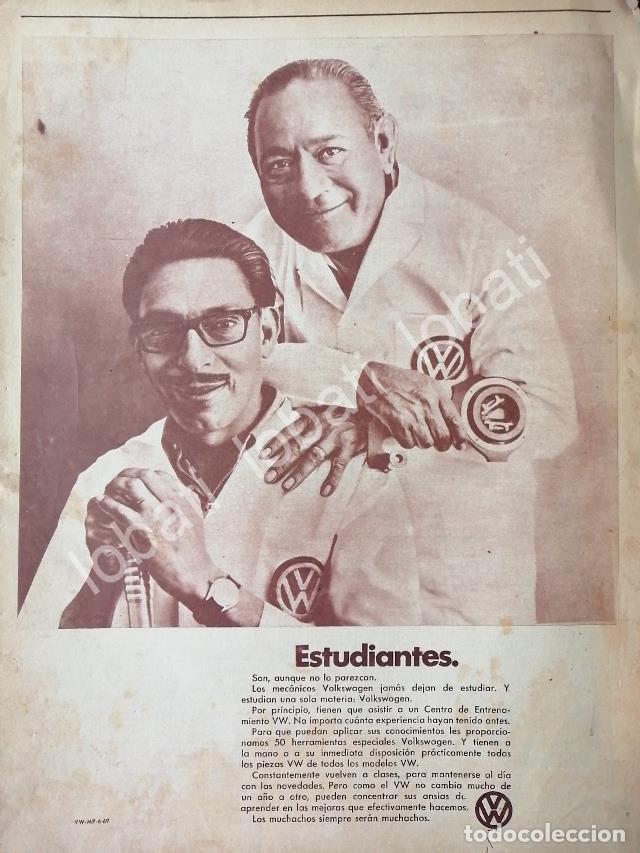 Sammeln von Plakaten: CARTEL ANTIGUO ORIGINAL DE AUTOS VW VOLKSWAGEN 1969/ 814