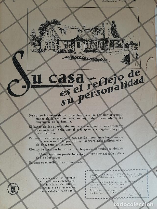 Sammeln von Plakaten: CARTEL ANTIGUO COLONIA CHAPULTEPEC HEIGTHS 1926 /1025
