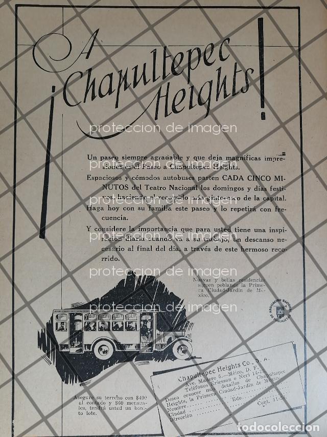 Sammeln von Plakaten: CARTEL ANTIGUO COLONIA CHAPULTEPEC HEIGTHS 1926 /1024