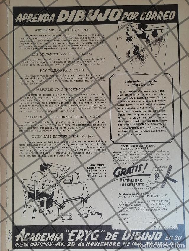 Sammeln von Plakaten: CARTEL ANTIGUO ACADEMIA ERYG DE DIBUJO 1945 /1029