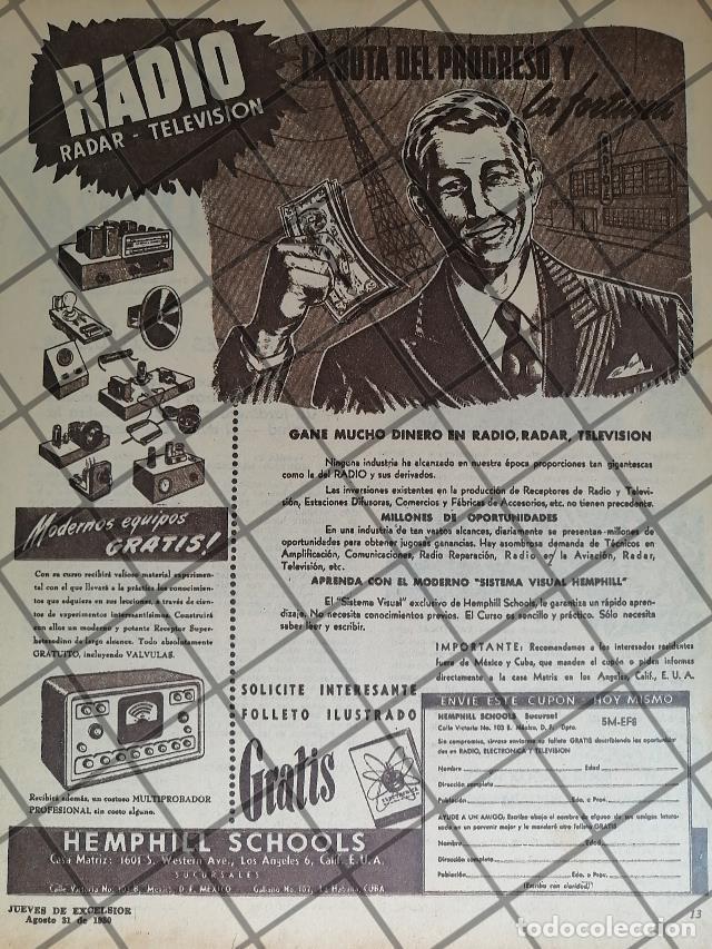 Sammeln von Plakaten: CARTEL PUBLICITARIO RETRO ESCUELAS HEMPHILL SCHOOLS 19450