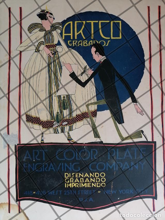 Sammeln von Plakaten: CARTEL ANTIGUO ART NOUVEAU 1916. ARTCO /MUY RARO