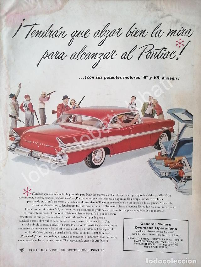 Sammeln von Plakaten: CARTEL ANTIGUO ORIGINAL DE AUTOS CHEVROLET PONTIAC STAR CHIEF 1957 / 831