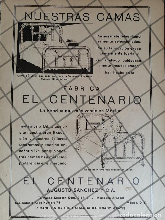 Sammeln von Plakaten: CARTEL ANTIGUO FABRICA DE CAMAS EL CENTENARIO 1942 / MUY RARO