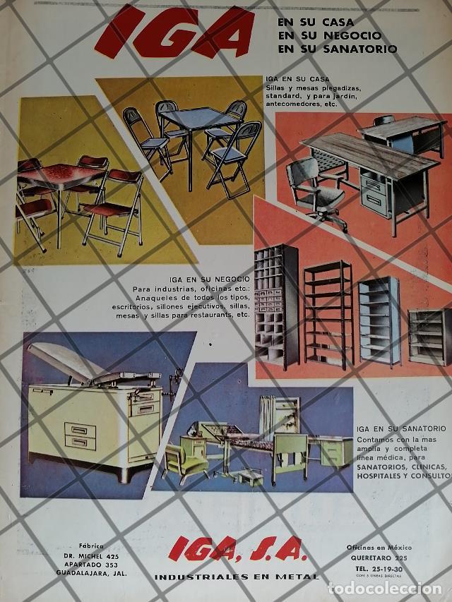 Sammeln von Plakaten: CARTEL PUBLICITARIO RETRO MUEBLES METALICOS I.G.A 1964 1079