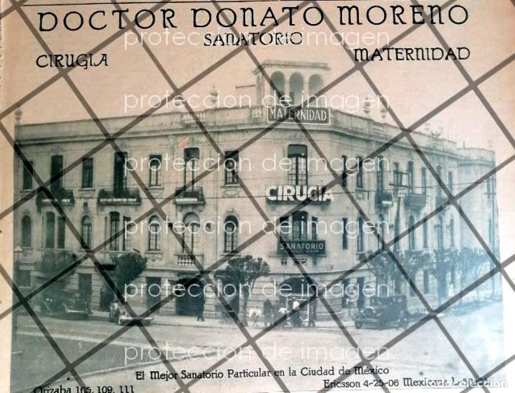 Sammeln von Plakaten: CARTEL ANTIGUO CLINICA DEL DR. DONATO MORENO 1936