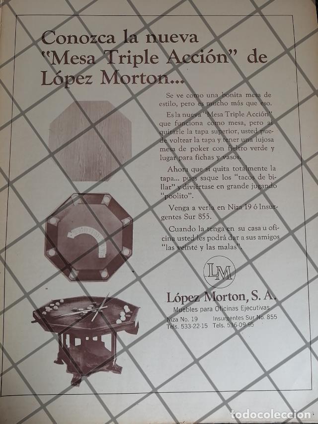Sammeln von Plakaten: CARTEL ANTIGUO MESAS DE JUEGO LOPEZ MORTON 1970 1082