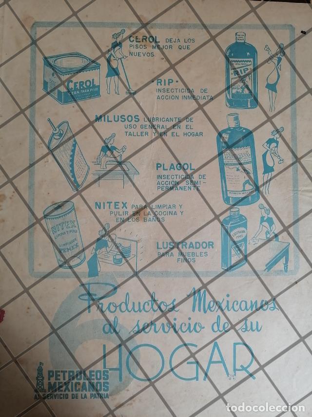 Sammeln von Plakaten: CARTEL ANTIGUO PRODUCTOS PETROLEOS MEXICANOS PEMEX 1940s