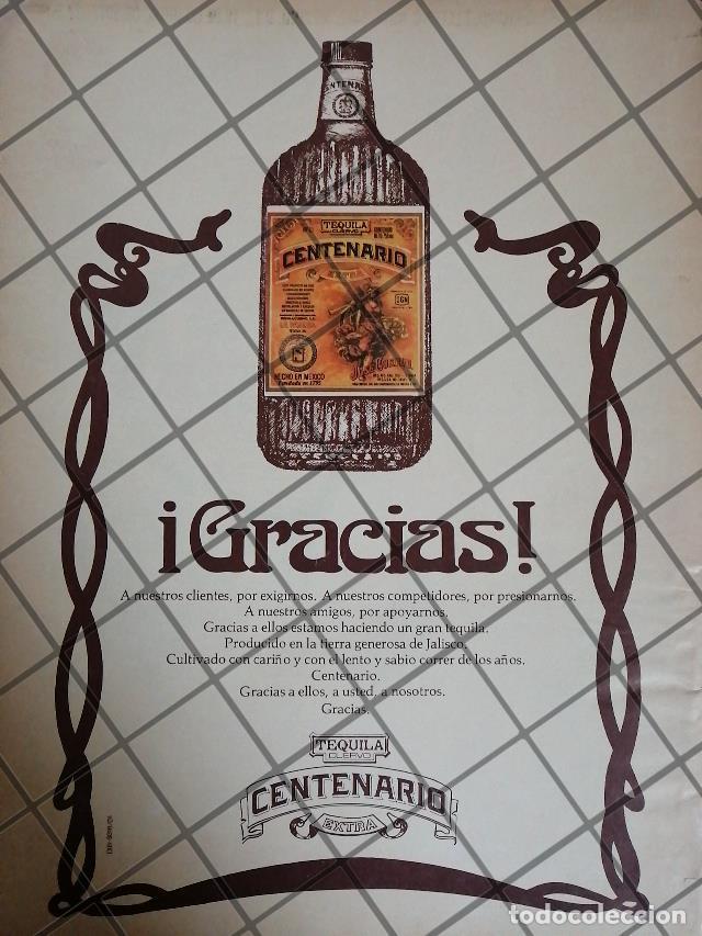 Sammeln von Plakaten: CARTEL PUBLICITARIO RETRO. TEQUILA CUERVO CENTENARIO 1977 /634