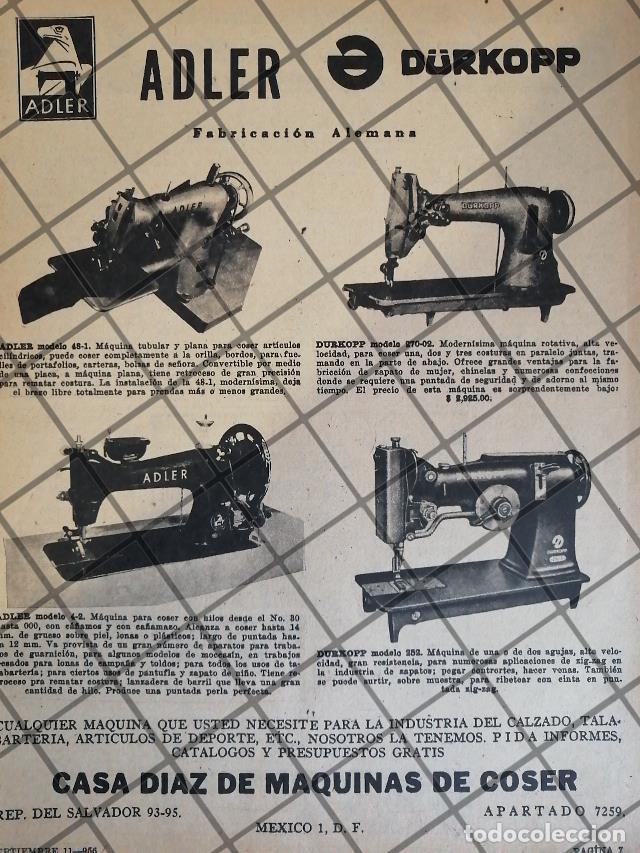 Sammeln von Plakaten: CARTEL PUBLICITARIO RETRO CASA DIAZ DE MAQUINAS DE COSER 1956 608