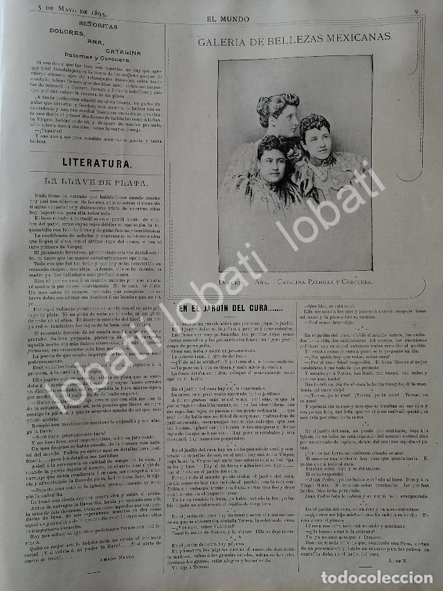 Sammeln von Plakaten: CARTEL ANTIGUO ORIGINAL DE HERMANAS PALOMAR CORCUERA, GUADALAJARA 1895 & MAS NOTAS ASM
