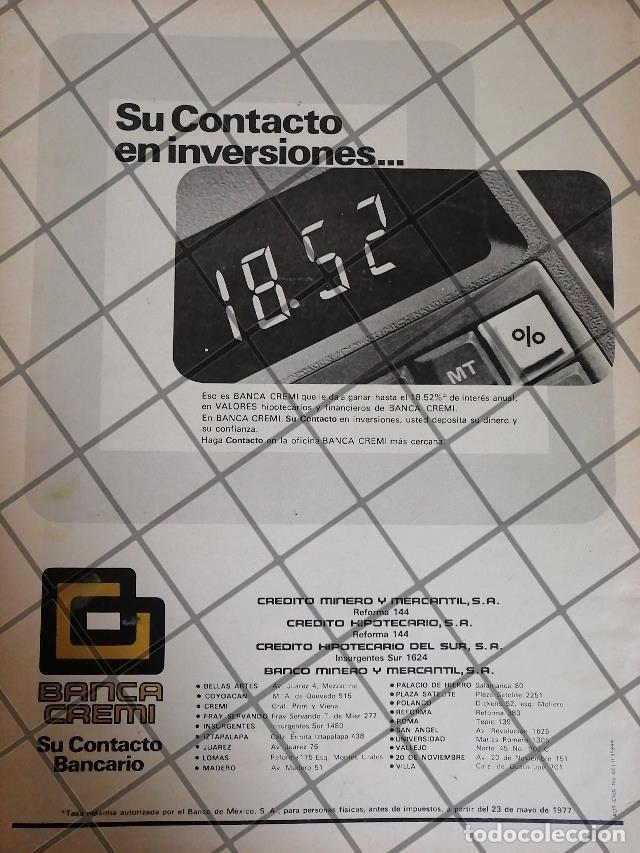 Sammeln von Plakaten: CARTEL ANTIGUO BANCA CREMI 1978 1101