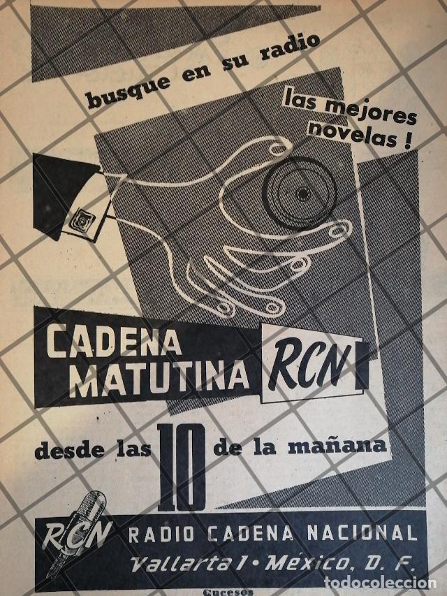 Sammeln von Plakaten: AFICHE ANTIGUO RADIO DIFUSORA RADIO CADENA NACIONAL 1956 118