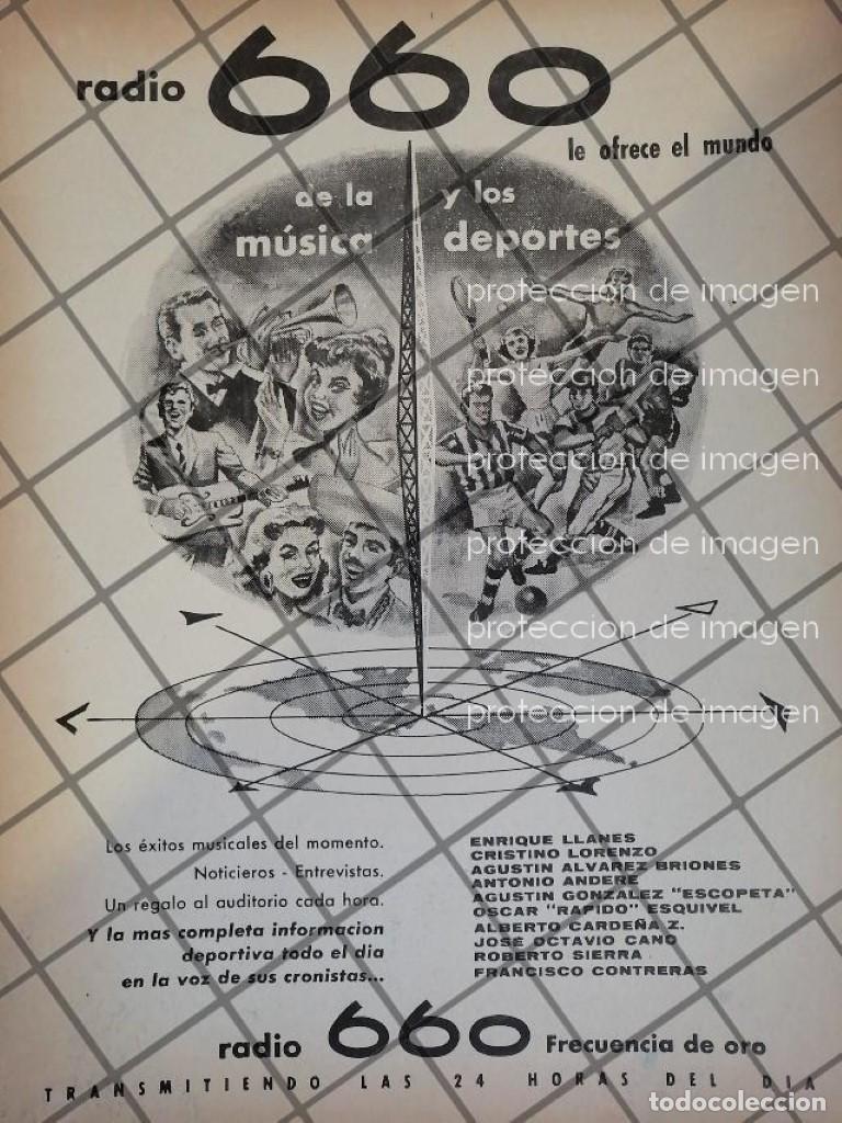 Sammeln von Plakaten: AFICHE ANTIGUO RADIO DIFUSORA RADIO 660 FRECUENCIA DE ORO 1945