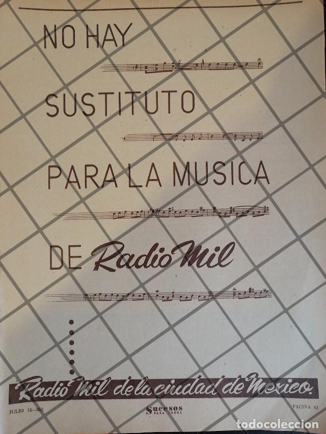 Sammeln von Plakaten: AFICHE ANTIGUO RADIO DIFUSORA RADIO MIL 1952 121