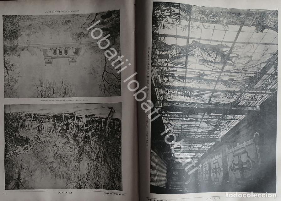 Sammeln von Plakaten: CARTEL ANTIGUO ORIGINAL DE EL ALCAZAR DE CHAPULTEPEC Y EL GENERAL AGUSTIN PRADILLO /MLT LDM