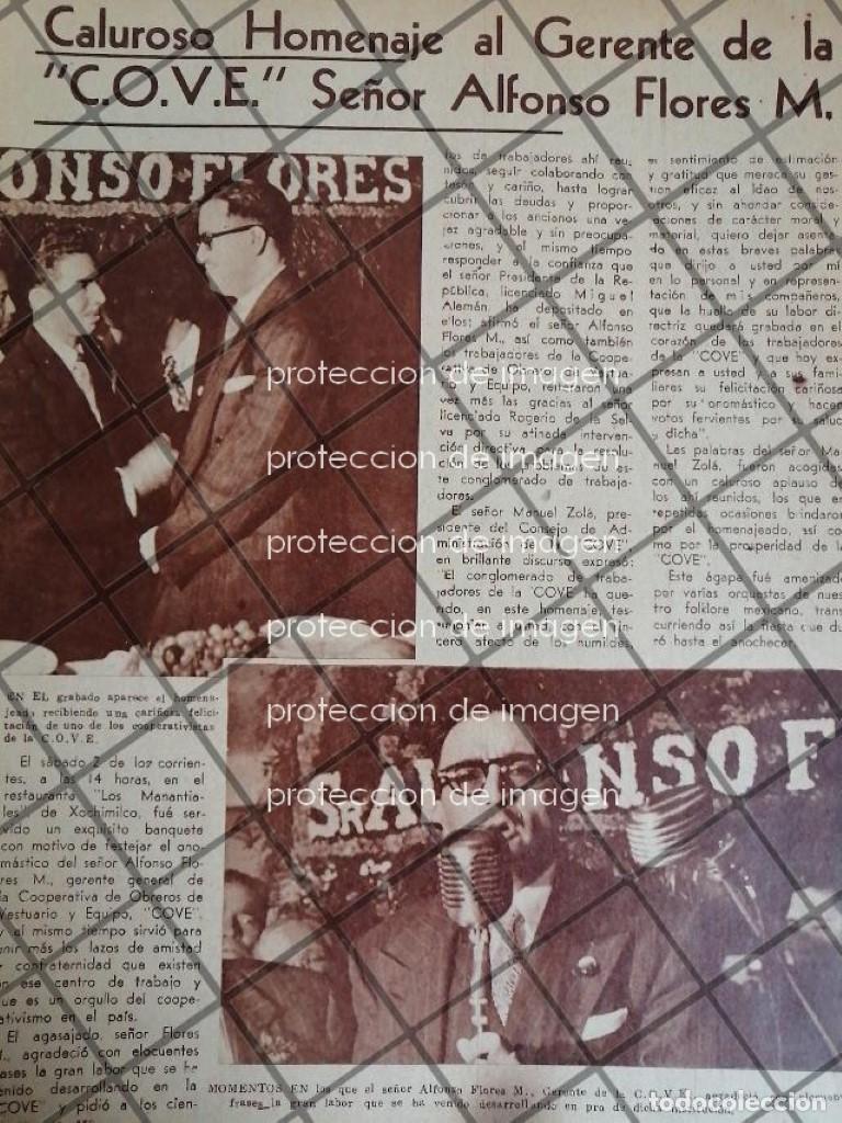 Collectionnisme d'affiches: AFICHE ANTIGUO ALFONSO FLORES M. (COVE) 1952