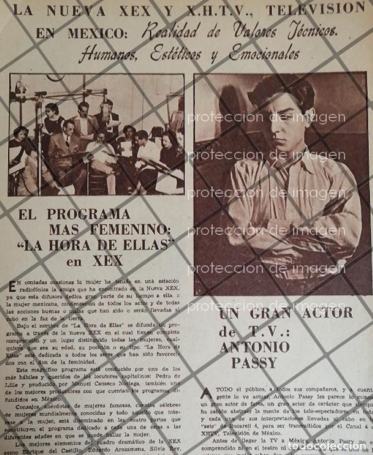 Collectionnisme d'affiches: AFICHE ANTIGUO NACE LA TELEVISION EN MEXICO XEX. XHTV 1952