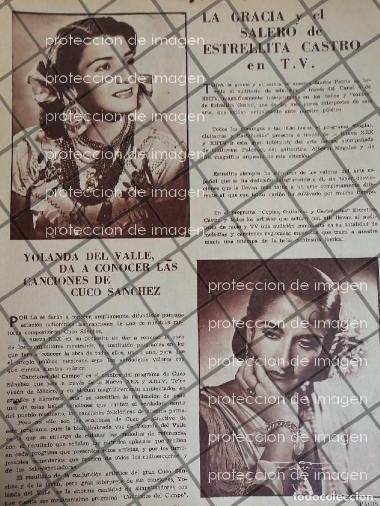 Collectionnisme d'affiches: AFICHE ANTIGUO CANTANTES YOLANDA DEL VALLE Y ESTRELLITA CASTRO