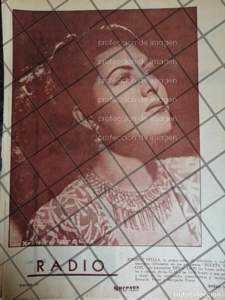 Collectionnisme d'affiches: AFICHE ANTIGUO DEBUTA LA ACTRIZ XOCHITL STELLA 1952