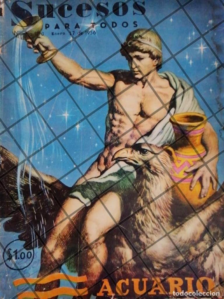 Collectionnisme d'affiches: PORTADA ARTISTICA ANTIGUA DE JESUS HELGUERA 1956 ACUARIO