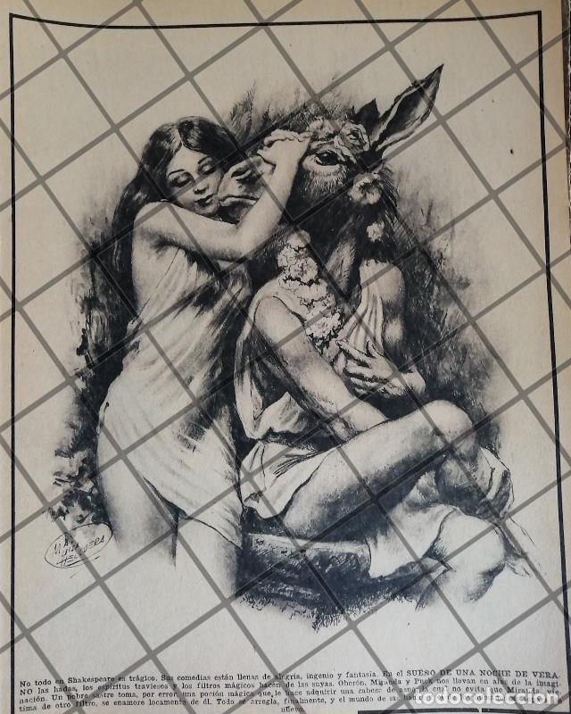 Sammeln von Plakaten: PORTADA ARTISTICA ANTIGUA DE MARIA LUISA HELGUERA 1956 MITO