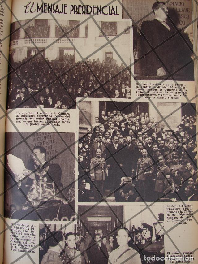 Sammeln von Plakaten: AFICHE ANTIGUO LECTURA DE INFORME LAZARO CARDENAS 1937